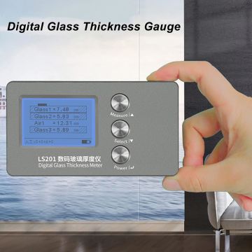 Linshang Technology LS201 Cam Kalınlığı Ölçer Cam Kalınlığı: ≤70 mm Hava Ara Katmanı: ≤45 mm