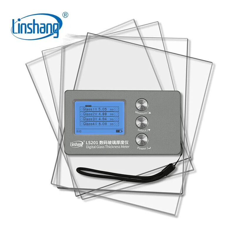 Linshang Technology LS201 Cam Kalınlığı Ölçer Cam Kalınlığı: ≤70 mm Hava Ara Katmanı: ≤45 mm
