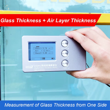 Linshang Technology LS201 Cam Kalınlığı Ölçer Cam Kalınlığı: ≤70 mm Hava Ara Katmanı: ≤45 mm