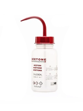 ISOLAB Piset - Orta Boyunlu - Baskılı - Aseton - 500 ml