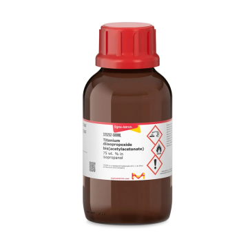 Sigma-Aldrich 325252 Titanium diisopropoxide bis(acetylacetonate) 75 wt. % in isopropanol 100 mL