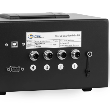 PCE WAM 60-KIT AW-Su Aktivitesi Ölçüm Cihazı 0... 1 AW / -10... +50 °C 4 Sensör Dahil