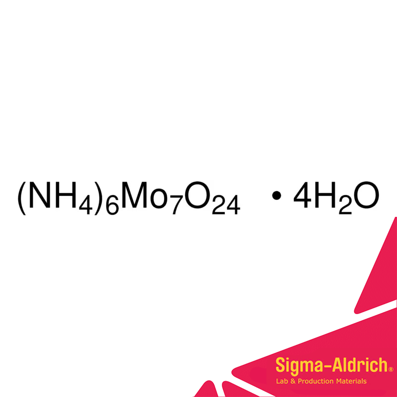 Sigma-Aldrich 09878 Ammonium molybdate tetrahydrate BioUltra, ≥99.0% (T) CAS No.: 12054-85-2 500 gr