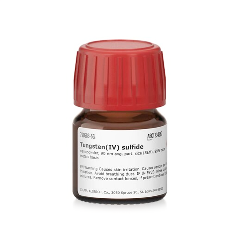 Sigma-Aldrich 790583 Tungsten(IV) sulfide nanopowder, 90 nm avg. part. size (SEM), 99% trace metals basis 5 gr