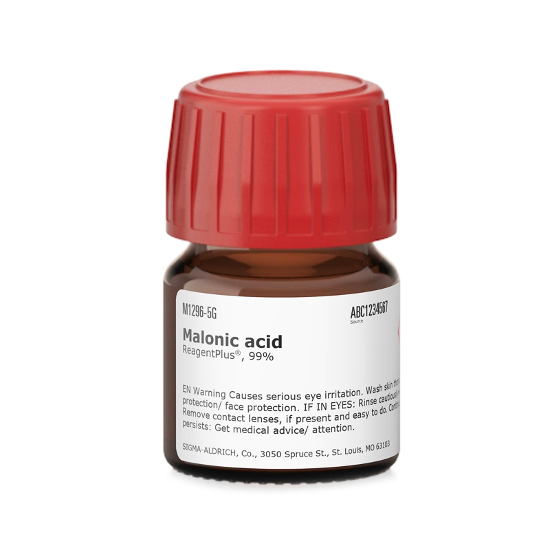 Sigma-Aldrich M1296 Malonic acid ReagentPlus®, 99% 5 gr