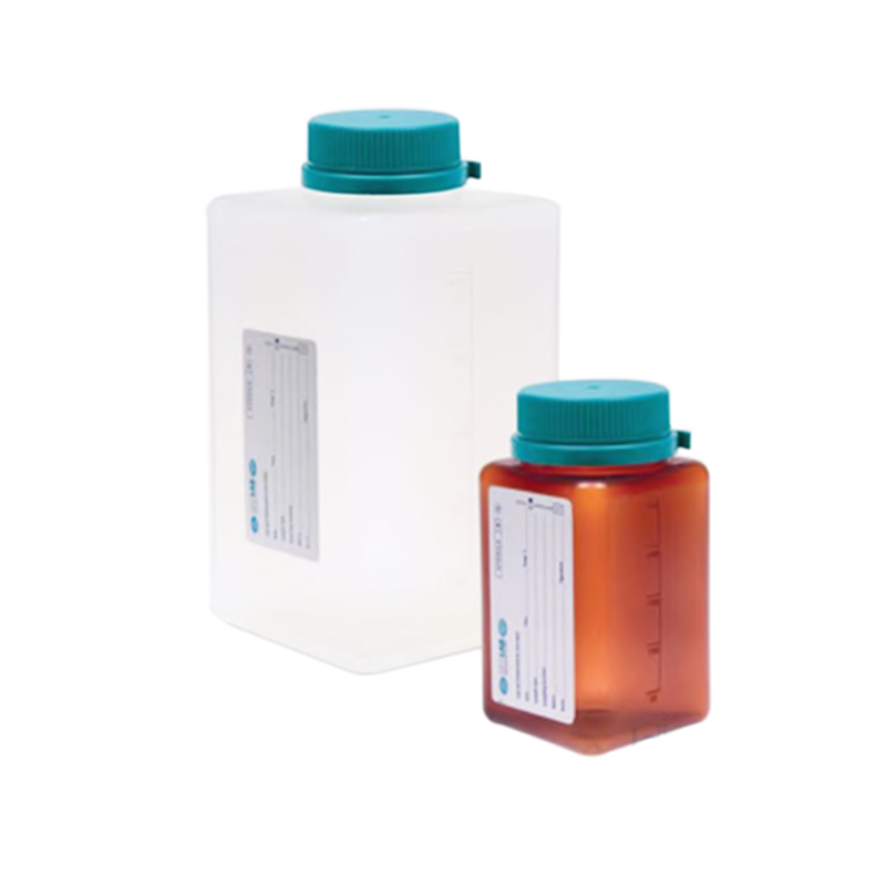 ISOLAB Su Numune Şişesi - PP - Sodiumtiyosülfatsız - Şeffaf - Steril R - 125 ml - Tekli Ambalaj