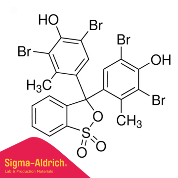 Sigma-Aldrich 114359 Bromocresol green ACS reagent, Dye content 95 % CAS No.: 76-60-8 5 gr