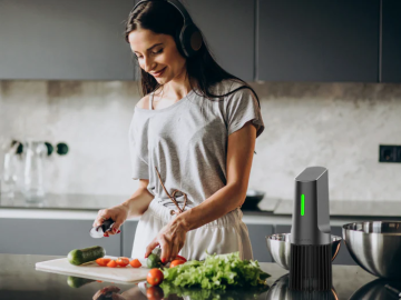 MILERD Detoxer Sebze Meyve Tahıl Et ve Balık Detoksifikasyon Cihazı Ağır Metal Giderme %99.9, Pestisit Giderme %97.6 Küf Temizleme %96.3