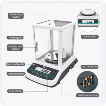 JOANLAB FA3003S Analitik Terazi 300 gr / 0.001 gr Çift Ekranlı