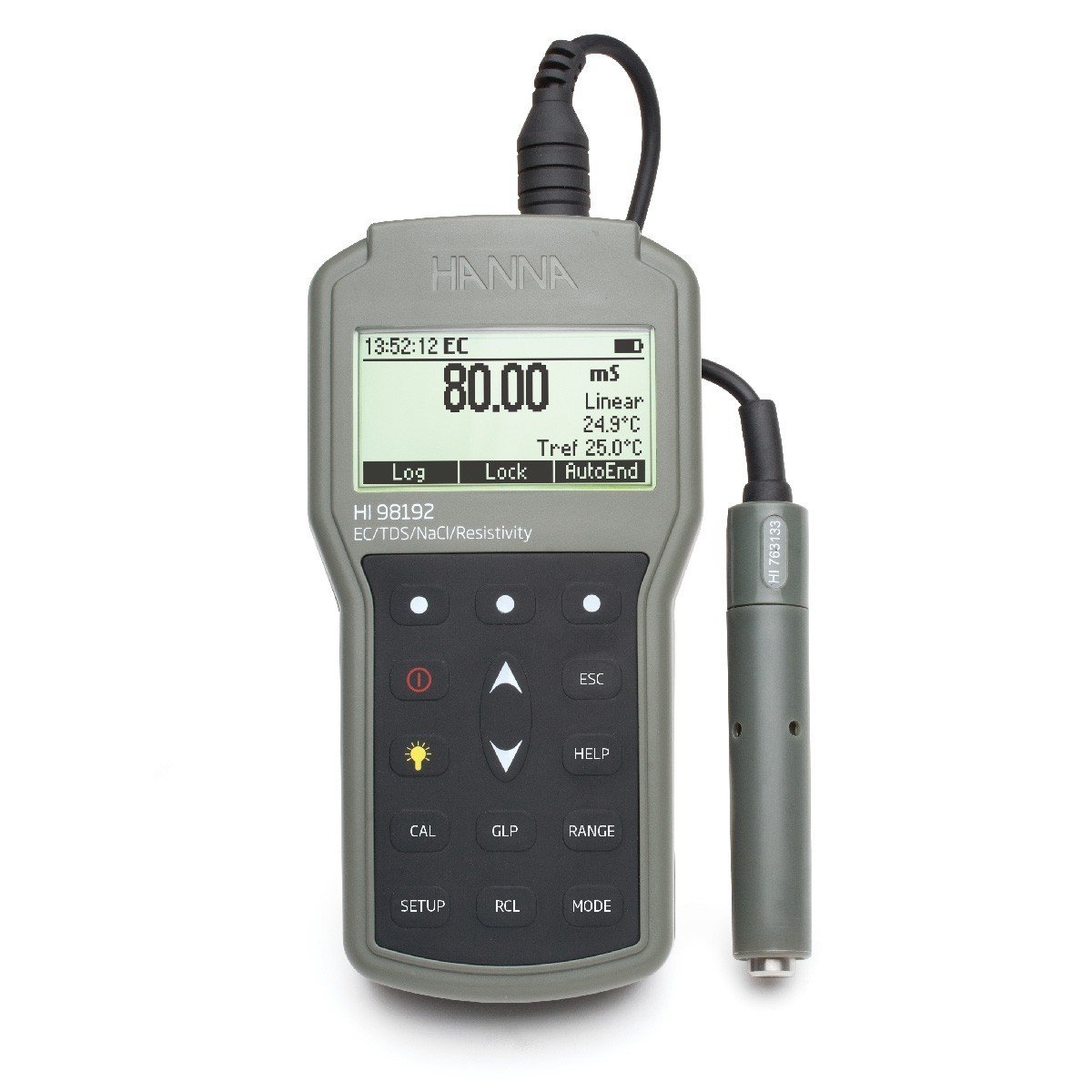 HANNA HI98193 Su geçirmez Taşınabilir EC / TDS / Dirençlilik / Tuzluluk Ölçer