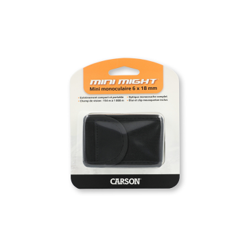 CARSON MM-618 MiniMight™ 6x18mm Kompakt Cep Tipi Monoküler Dürbün (Karabina Klipsli)