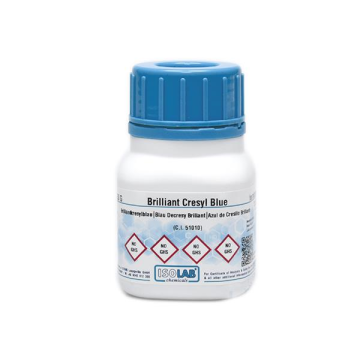 ISOLAB 908.D01.0050 Brilliant Cresyl Blue, (C.I. 51010) for Microscopy CAS No.: 81029-05-2 50 gr