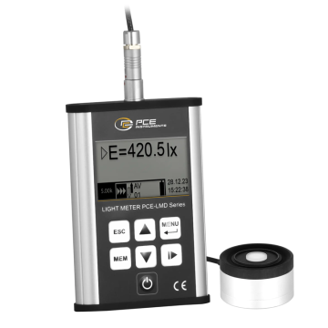 PCE LMD 200LD-KIT Işık Ölçer / Luxmetre 0.000 lx… 500 klux  Işık Yoğunluğu Aksesuarı dahil