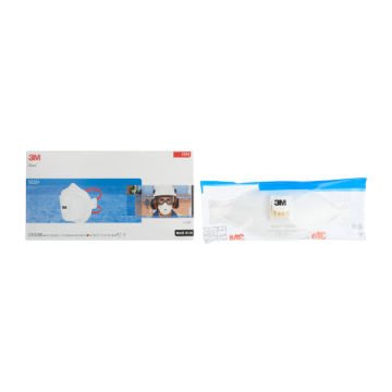 3M™ 9332+ Aura™ Ventilli Buğu ve Metal Dumanına Karşı Koruyucu Maske - FFP3 Koruma - 3M™ Cool Flow™ Valfli - 1 Adet
