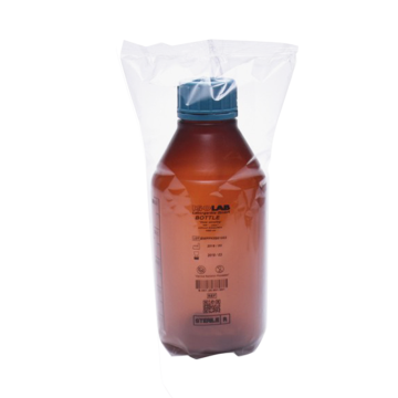 ISOLAB Poliproplen Şişe - ISO - Vida Kapaklı - Amber - Steril - 100 mL - 100 Adet