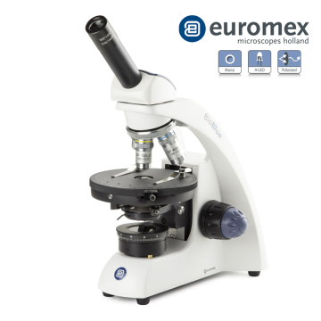 euromex BB.4220‑P‑HLED Monoküler Polarize Mikroskop SMP 4/10/S40x Objektifler ve LED Halogen Aydınlatma