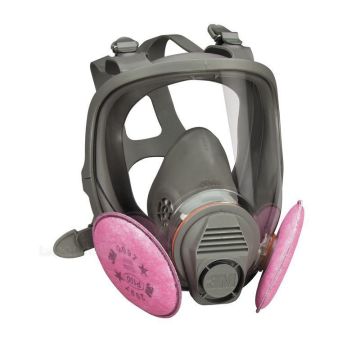 3M™ 6700 Tekrar Kullanılabilir Tam Yüz Solunum Maskesi - S Beden - Bayonet Bağlantılı