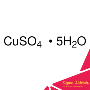 Sigma-Aldrich 12849 Copper(II) sulfate pentahydrate puriss., suitable for, meets analytical specification of Ph. Eur., BP, USP,FCC CAS No.: 7758-99-8 1 kg