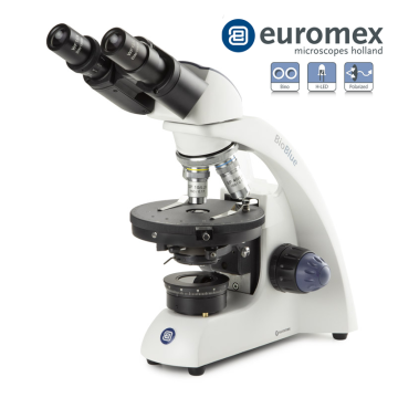 euromex BB.4263‑P‑HLED Binoküler Polarize Mikroskop SMP  4/10/S40/S60x Objektifler ve LED Halogen Aydınlatma