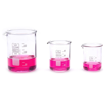 ISOLAB Beher - Cam SET 50 ml, 100 ml, 250 ml /  1'er adet
