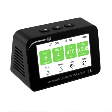 PCE RCM 16 Hava Kalitesi Ölçer CO2, PM1, PM2.5, PM10, Sıcaklık, Nem ölçümü