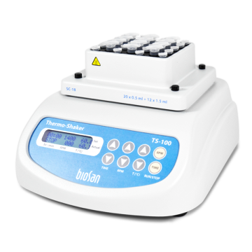 Biosan TS-100 Termal Çalkalayıcı Mikrotüpler ve PCR Plakaları için  250... 1400 rpm / +25... +100 °C