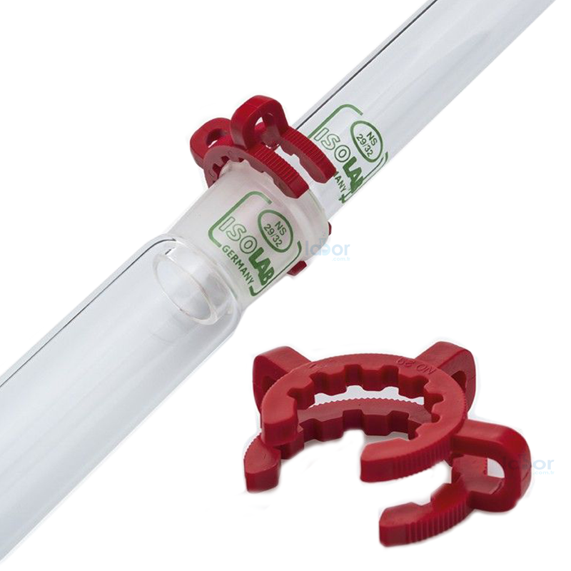 ISOLAB Şilif Pensi - Pom - NS 29/32 - Kırmızı - 1 Adet