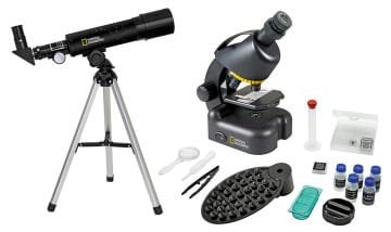 NATIONAL GEOGRAPHIC 50/360 AZ Teleskop ve 40x–640x Mikroskop Seti
