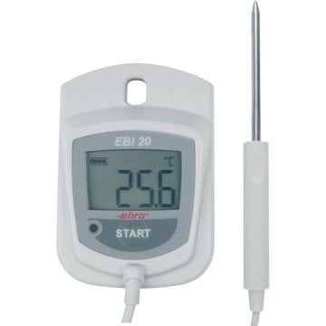 Ebro EBI 20-TF Sıcaklık Data Logger Veri Kaydedici Cihazı  0 °C... +100 °C (Harici Prob İle)