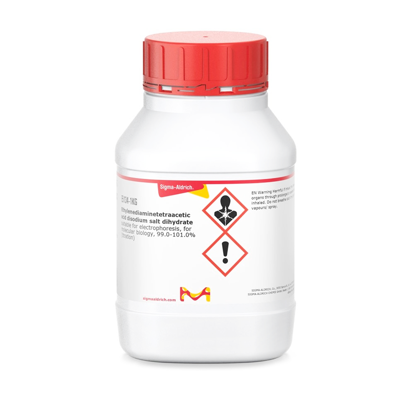 Sigma-Aldrich E5134 Ethylenediaminetetraacetic acid disodium salt dihydrate CAS No.: 6381-92-6 1 kg