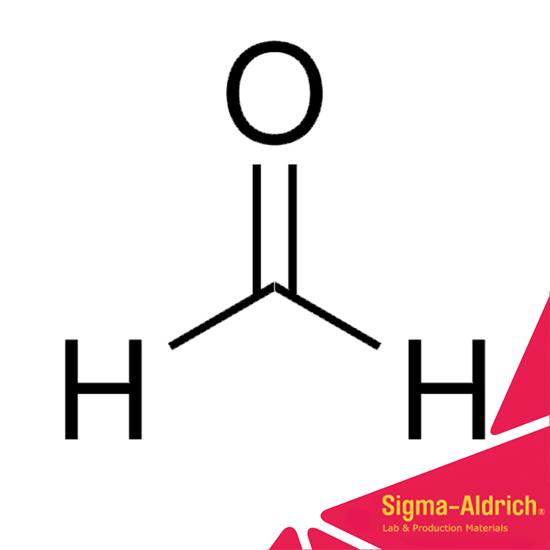 Sigma-Aldrich 15512 Formaldehyde solution ≥34.5 wt. in H₂O, solution, meets analytical specification of USP, contains 9-15% methanol as stabilizer (to prevent polymerization) CAS No.: 50-00-0 2.5 L