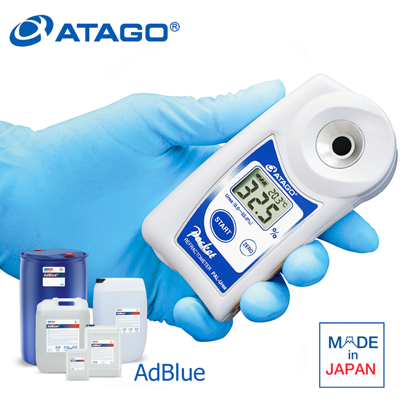 ATAGO 4518 PAL-Urea Üre Suyu Refraktometresi (AdBlue Refraktometresi) Dizel Egzoz Sıvısı (DEF) Ölçer Üre: %0,0... %55,0