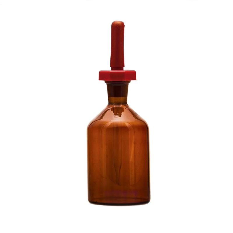ISOLAB Şişe - Damlatma - Cam & Şilifli - Amber - 50 ml
