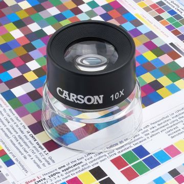 Carson LL-10 LumiLoupe™ 10x Odaklı Çift Lensli Stand Büyüteç