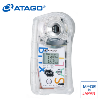 ATAGO 4921 PAL-BX|SALT Brix ve Tuz Konsantrasyonu Refraktometresi Sos Refraktometresi Brix: 0,00... 90,0% Tuz Konsantrasyonu: 0,00... 15,00%