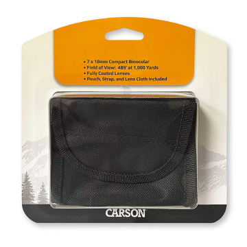 CARSON JD-710 MiniScout™ 7x18 Binoküler Ultra Kompakt Spor Dürbünü