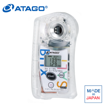 ATAGO 4929 PAL-BX|SALT Mohr+15 Brix ve Tuz Konsantrasyonu Refraktometresi Sos Refraktometresi Brix: 0,00... 90,0% Tuz Konsantrasyonu: 0,00... 16,70%