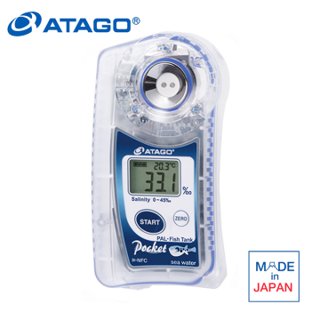 ATAGO 4121 PAL-Fish Tank Deniz Suyu Tuzluluk Ölçer Tuzluluk: 0.0... 45.0‰ Balık Çiftliklerine Özel