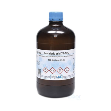 ISOLAB Perchloric Acid 70-72%, Acs, Iso, Reag. pH Eur  2,5 L  Cam Şişe