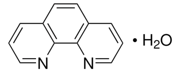Sigma-Aldrich 77500 1,10-Phenanthroline monohydrate for the spectrophotometric determination of Fe, Pd, V, ≥99.0% 5 gr