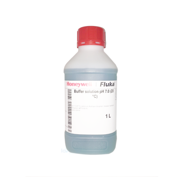 Fluka 33666 Buffer Solution pH 7 (20 °C) green Colored, Potassium Dihydrogen pHospHate / Disodium Hydrogen pHospHate, With Fungicide  1 L