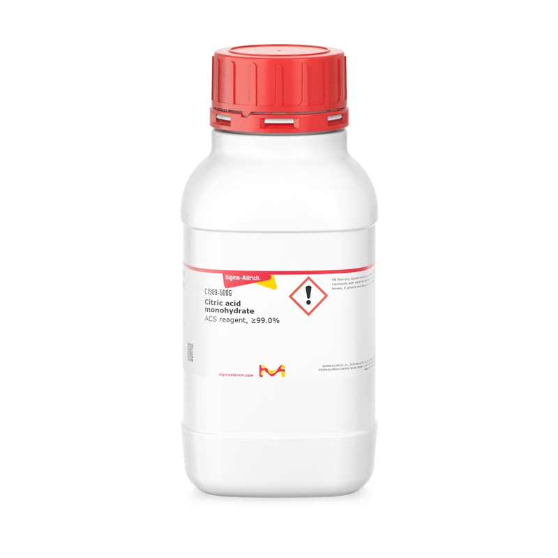 Sigma-Aldrich C1909 Citric acid monohydrate ACS reagent, ≥99.0% 500 gr