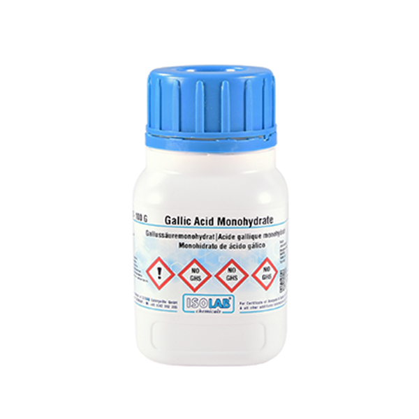 ISOLAB 925.011.0100 Gallic acid monohydrate CAS No.: 5995-86-8 100 gr