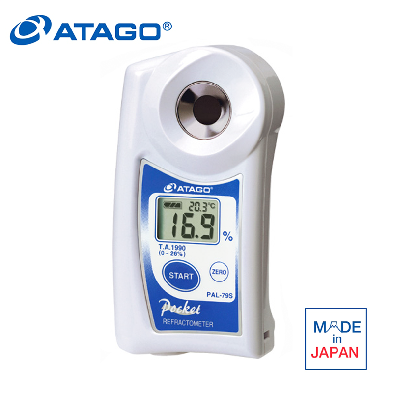 ATAGO PAL 79S Şarap Refraktometresi 0.0... 26.0% T.A 1990 (Titre Alcoometrique established in 1990)