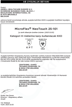 Ansell MICROFLEX® NeoTouch®  25-101 Neopren  Laboratuvar Eldiveni Medium (7.5 - 8) 100 Adet/Kutu