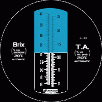 Atago Master-TA Şarap Refraktometresi Ta: % 0.0...  25.0  / Brix: % 0.0... 40.0