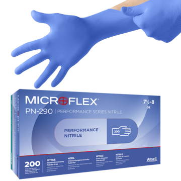 Ansell MICROFLEX® Performance Serisi PN-290 Nitril Laboratuvar Eldiveni Extra Small (5.5 -6) 200 Adet/Kutu