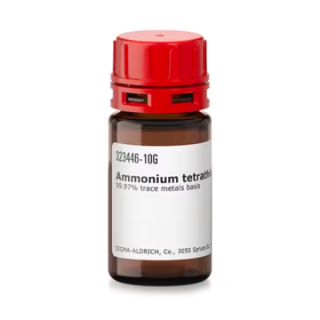 Sigma-Aldrich 323446 Ammonium tetrathiomolybdate 99.97% trace metals basis 50 gr
