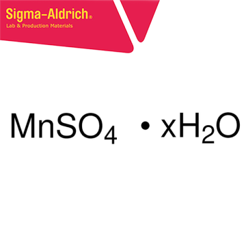Sigma-Aldrich 13245 Manganese(II) sulfate monohydrate puriss., meets analytical specification of Ph. Eur, BP, USP, FCC, 99-100.5% (calc. for dried substance) 1 kg