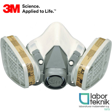 3M™ 6055 Gaz ve Buhar Filtresi (Bayonet Bağlantılı, A2 Filtreli) - (1 Çift)